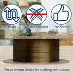 Soft Flex 26 Gauge Craft Wire - 27 Meters - Jewelry Wire with Tarnish Resistant Silver Plating - style: Vintage Bronze