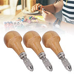 Single End Pin Vise, 3 Set Graver Type Chuck Single End Lock Nozzle Pin Vise Gold Jewelry Production Making Tool For Carving DIY Woodworking Electronic Assembly Model Making