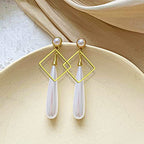 120Pcs Earring Hoops for DIY Jewelry Making - Hypoallergenic Earring Findings with Round, Square, Teardrop, Circle Shapes - Open Bezel Pendant Frame - color: Gold