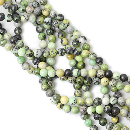 45PCS 8mm Natural Australian Jade Stone Beads Round Loose Beads for Jewelry Making DIY Handmade Materials 1 Strand 15" - color: Australian jade, size: 8mm