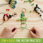 Made By Me Create Your Own Bead Pets by Horizon Group USA, Includes Over 600 Pony Beads, 6 Key Rings, Storage Box & Much More - style: Bead Pets