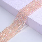 786pcs Crystal Glass Beads Crystal Spacer Beads Rondelle Glass Beads Briolette Beads Crystal Gemstone Beads for Bracelets Necklace Pendants Jewelry Making Supplies, 3mm,4mm,6mm,8mm(Aqua Pink AB) - color: Aqua Pink, size: 3mm,4mm,6mm,8mm