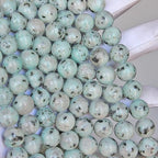 Round Maoshan Jade Gemstone Beads Energy Stone Healing Power for Jewelry Making (12mm) - color: Maoshan Jade, size: 12mm