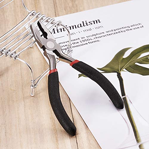 Beadthoven 1Set Wire Cutter Pliers with Polishing Serrated Jaws Jewelry Tools for Electrical Wire Wiring Cutting 12cm/4.7 Inch Long - color: Gunmetal, size: Wire Cutter Pliers