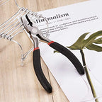 Beadthoven 1Set Wire Cutter Pliers with Polishing Serrated Jaws Jewelry Tools for Electrical Wire Wiring Cutting 12cm/4.7 Inch Long - color: Gunmetal, size: Wire Cutter Pliers