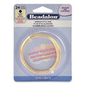 Beadalon German Style Wrapping Wire, Round, Gold Color, 24 Gauge, 12 m / 39.4 ft - color: Gold, size: 24 gauge / 39.4 ft
