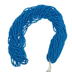 11/0 Glass Seed Beads, 12 String Hanks, Small Craft Beads, 2 mm (Dark Blue) - color: Dark Blue