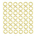 120 pcs Gold Plated Stainless Steel Rings Jump Rings Connector Rings for Jewelry Making Necklaces Bracelet Earrings Keychain DIY Craft (13301-Gold, 8mm) - size: 8mm