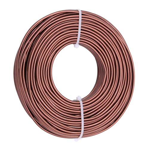 9 Gauge Aluminum Craft Wire, 100 Feet 3mm Bendable Metal Wire for Jewelry Making, Sculpting and Floral Design, Soft Armature Wire for DIY Crafts (Bronze) - size: 9 Gauge(3mm), style: Bronze