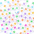 300Pcs Round Letter Pony Beads H 4X7mm Individual Alphabet Beads for Friendship Bracelets Making - color: Round - H