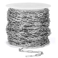 [33 Ft] Stainless Steel Paperclip Chains Roll, 2.5mm Width 304 Stainless Steel Oval Link Chains Spool Bulk for Jewelry Making - color: 2.5mm width