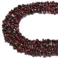 5-8mm Natural Red Garnet Gemstone Chips Loose Beads Semi Precious for Jewelry Making DIY Handmade Craft Supplies 1 Strand per Bag Approxi 34" - color: Red Garnet Chips