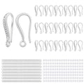 230PCS Earring Findings for Jewelry Making, Silver Earring Hooks ypoallergenic Fish Hooks for DIY Bulk Pack - color: Silver-Thin Earring Hooks