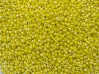 Seed Beads Size:11/0 50 gr / 1.76 oz (Yellow Opaque Iridescent) - color: Yellow Opaque Iridescent