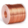 328 Feet Aluminum Craft Wire, 18 Gauge Copper Bendable Soft Metal Aluminum Wire Roll Bulk for DIY Crafts Sculpting Jewelry Making - color: Copper, size: 18 Gauge