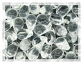 Czech 50-Piece Glass Beads, 6x9mm, Teardrop Transparent Crystal Clear - color: Crystal