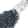Miyuki Delica Seed Beads – Size 11/0 (1.6 mm), DB1052, Matte Metallic Blue, 7.2 g, Approx. 1440 Beads, Made in Japan - color: DB1052 - Matte Metallic Blue