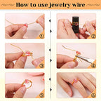anezus 20 Gauge Jewelry Wire, 28 Yards Craft Wire Tarnish Resistant Copper Beading Wire for Jewelry Making Supplies and Crafting(Rose Gold) - color: Rose Gold