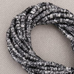 BONNY BOXX 150PCs Natural Black Imperial Jasper Spacer Beads, Loose Semi Precious Flat Round Gemstone Heishi Disc Stone Beads for Beading Jewelry Making 4mm*2mm - color: Black Imperial Jasper, size: 4MM*2MM