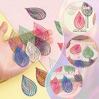 Dazzling Colorful Filigree Charms Hollow Out Multicolor Geometric Filigree Pendants for DIY Jewelry Making Earrings Necklaces Components - color: Waterdrop-1