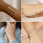 33 Feet Stainless Steel Enamel Chains Bulk, 2mm 304 Stainless Steel Colorful Enamel Beaded Cable Link Chain Roll Spool for Jewelry Making - color: Stainless Steel Colorful Beads