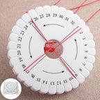 jojofuny 4Pcs Rope Weaving Board Set 5.90 Inch Round and Square Braiding Discs Lightweight Portable DIY Bracelet Loom Jewelry Making Tools for Friendship Bracelet Macrame Craft