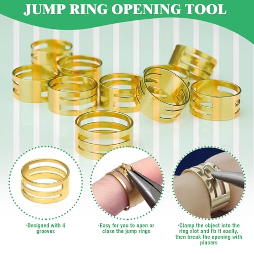 Yauhar 1166Pcs Jewelry Making Supplies Kit Contains Silver & Gold Earring Findings, Lobster Claw Clasps, Necklace Extender Chain, Beading Wire and Jewelry Pliers for DIY and Repair