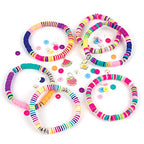 Make It Real Swift Clicks Heishi Bracelet Maker Beads with Storage Case - 3,356 Colorful Beads for Kids Ages 8+ - style: Bead Kit