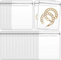 GSXRB PVC Hang Hole Anti Tarnish Jewelry Bags,Jewelry Bags Clear Plastic. Jewelry Pouch for Jewelry Rings and Earrings (prepunched4.33 * 4.33) - size: prepunched4.33*4.33