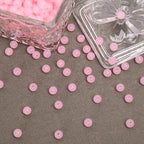 BONNY BOXX 1000PCs 6MM Jelly Light Pink Acrylic Round Beads, Smooth Transparent Acrylic Balls, Plastic Resin Gumball Bubblegum Chunky Beads for Necklace & Bracelet Making, Crafting Supplies - color: Jelly Light Pink, size: 6MM