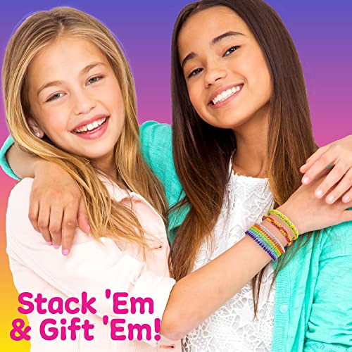 Just My Style Fashion Punch Style & Stitch Loom, Friendship Bracelet Kit, Jewelry Making Activity, Great for Birthday Parties, Sleepovers & Travel, Arts & Crafts for Kids Ages 6, 7, 8, 9 - style: Punch
