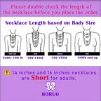 BORUO 925 Sterling Silver Cable Chain Necklace| Waterproof 14K Gold Plated Cable Chain | 1mm 1.5mm Italian Silver Necklace with Lobster Claw Clasp 14-30 Inch - color: Waterproof White Gold Plated Stainless Steel 1mm, size: 30 Inch