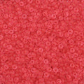 4mm Frosted Glass Seed Beads for Jewelry Making, 1000pcs Tiny Glass Bead Matte Pony Loose Spacer Beads for Beading, Friendship Bracelet, Pendants, Necklaces, DIY Crafting, Red - color: Red