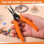 Long Nose Pliers Serrated Jaws Tweezer Nose Pliers Specialty Pointed Nose 1.5mm Diameter Tip Mini Needle Nose Plier Chain Nose Plier with Spring Precision Jewellery Making Tool - style: Long Nose Pliers Serrated Jaws