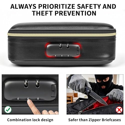 Fireproof Travel Jewelry Organizer Case with Lock, Portable Jewelry Binder with 6 Detachable Loose-leaf Pages, Clear Storage Book for Necklaces, Earrings, Rings & Bracelets (Bag Only)