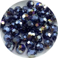 Crystal Glass Beads 400 Pieces 4mm Round Faceted Glass Spacer Beads for Jewelry Making Bracelet Earring Necklace DIY Craft Supplies(Violet AB) - color: Violet AB, size: 4mm