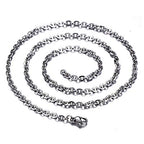 Minelife 30 Pcs Stainless Steel Necklace Chain Bulk, Jewelry Making Chains Necklace Silver Plated Chains Link Cable Chain Necklace for Jewelry Making (18Inch, 2mm) - color: Silver