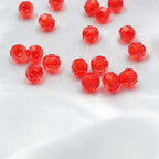 INSPIRELLE 1800 Pieces 6mm Faceted Round Acrylic Beads - 30 Colors Plastic Spacers for Jewelry Making and Crafting - color: Faceted Round Beads (1800 pieces)