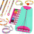Rdfmy Friendship Bracelet Making Kit for Girls, Arts and Crafts Bracelets String Maker Kit for Kids Ages 8-12 Christmas Birthday Gifts Green - color: Green