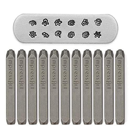 ImpressArt - Ring Making Kit for Metal Stamping Rings, Jewelry Making, Gifts and DIY Projects (Birth Flower Bundle, Standard Kit) - color: Standard Kit, size: Birth Flower Bundle