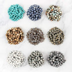Bead Strand Versatile 60" Long Wrap Necklace - Handmade Knotted Multi Layer Sparkly Crystal, Semi Precious Natural Stone, Lava, Glass Faux Pearl - color: Natural Stone Bead - Dalmatian Jasper