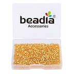BEADIA 18K Gold Plated Crimp Beads Non Tarnish 2.5mm 600pcs for Jewelry Making Findings - color: Crimp Beads Gold, size: 2.5mm