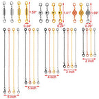 Honoson 31 Pcs Necklaces Bracelets Extender Set Includes 4 Colors Chain Extender 3 Style Magnetic Clasps Jewelry Locking Clasps Closures Lobster Clasp Connector for DIY Crafts Making Supplies