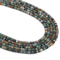 BEADIA Natural Indian Agate Spacer Beads Caps Rondelle Disk Loose Beads for Beading Jewelry Making 4mmx2mm 38cm - color: Indian Agate, size: Rondelle Disk 4mm x 2mm