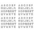 AUEAR, 104 Pack Silver A-Z 8mm Full Rhinestone Slide Crystal Alphabet Letter Charm Alloy for Bracelets Necklace Wristbands DIY Jewelry Making - color: Silver, size: 104 Pack