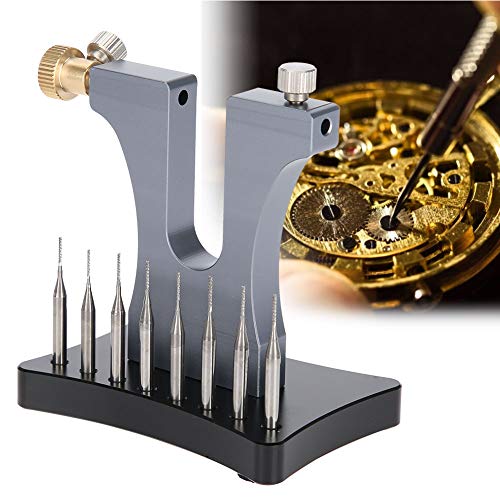 Damaged Screw Removal Tool, Broken Screw Extractor with 8 Stainless Steel Pins for Watch Repair