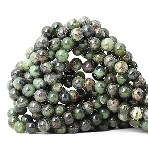 45PCS 8mm Natural Chrysoprase Round Loose Beads for Jewelry Making 1 Strand 15" - color: Chrysoprase, size: 8mm
