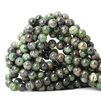 45PCS 8mm Natural Chrysoprase Round Loose Beads for Jewelry Making 1 Strand 15" - color: Chrysoprase, size: 8mm