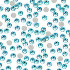1440pcs SS16 4.0mm Aquamarine Flatback Rhinestones bulk K9 Glass Water Blue Crystals Nail Art Gems Round Stones Diamonds Lake Blue Nail Charms Jewels for Nails Eyes Face Makeup Crafts DIY Tumblers etc - color: Aquamarine, size: Ss16