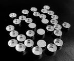 925 Sterling Silver Round Shape Bezel Cups, Silver Bezel Cups, Cab Bezel, Cabochon Setting.